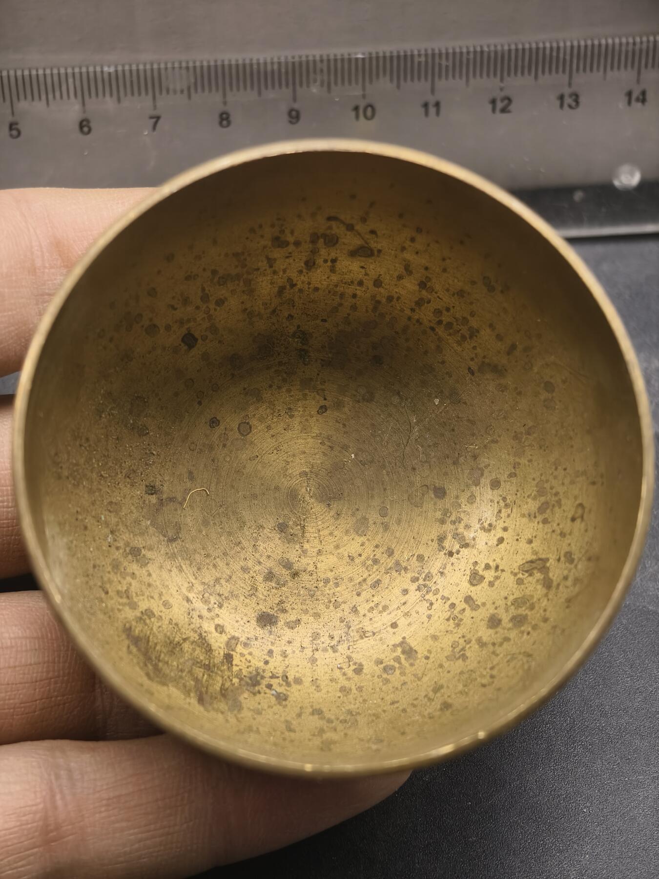 97期回流戒指饰品杂件纪念章丝路钱币专场 宗教铜钵