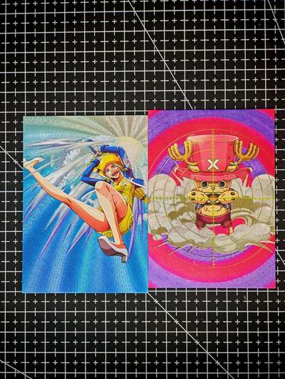 琦卡当当铺～第26期★★各种小漏~支持寄存★★~【9点40结束】扫码加群抽[包邮券]~ - 海贼王-粗闪-米棋卡+乔巴-2张