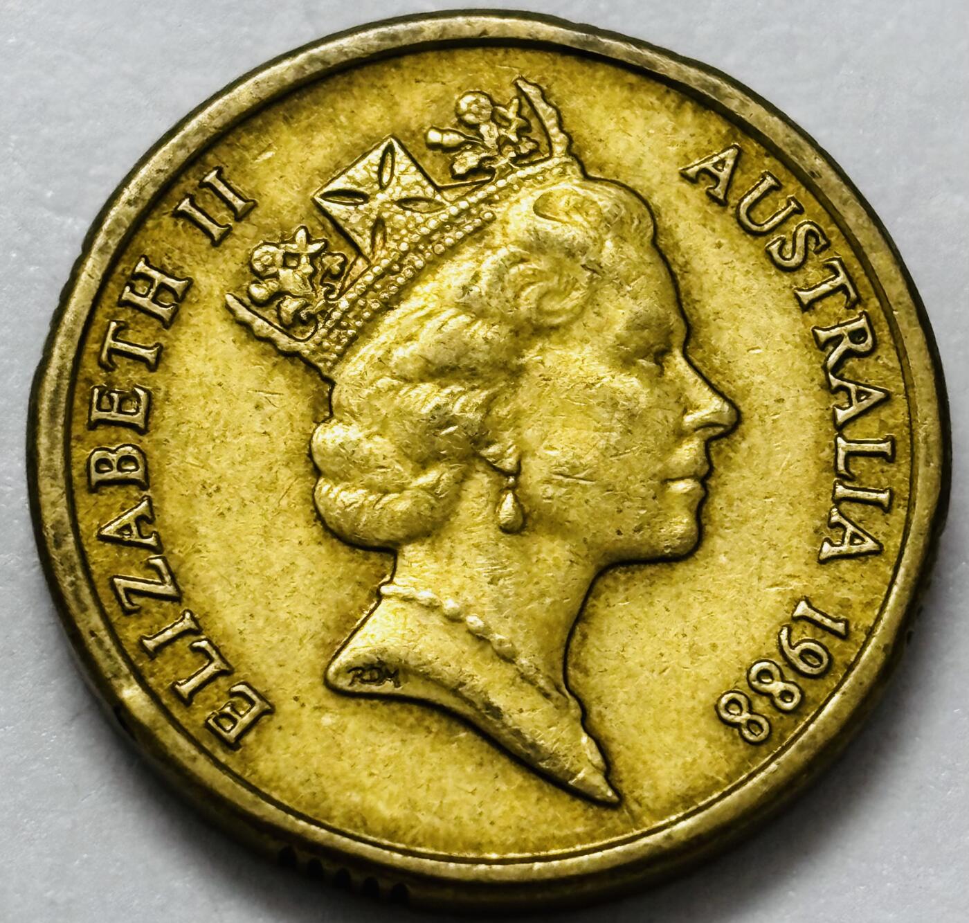 文馨钱币收藏第 286 场，圣诞节专场【 长期接收代拍品低至 0 佣金】 好品 1988 年澳大利亚土著人 2 元纪念币