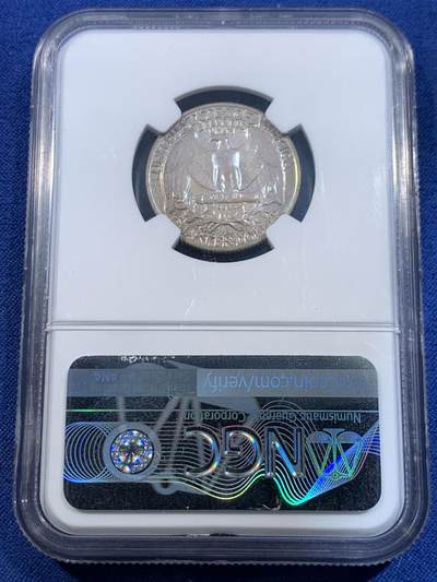 《竞宝斋》第449场 周日，周一，周二  3场连拍 （全场包邮，欢迎送拍） NGC PF65 美国1961年25美分 银价高涨 值得入手