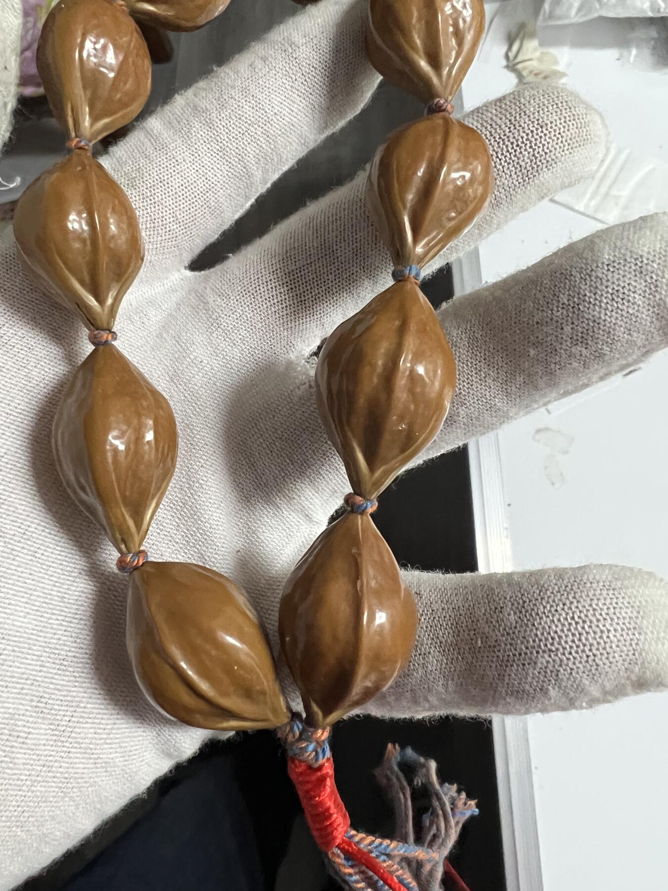 零元拍：橄榄核老油核手持18-19，已做抛光