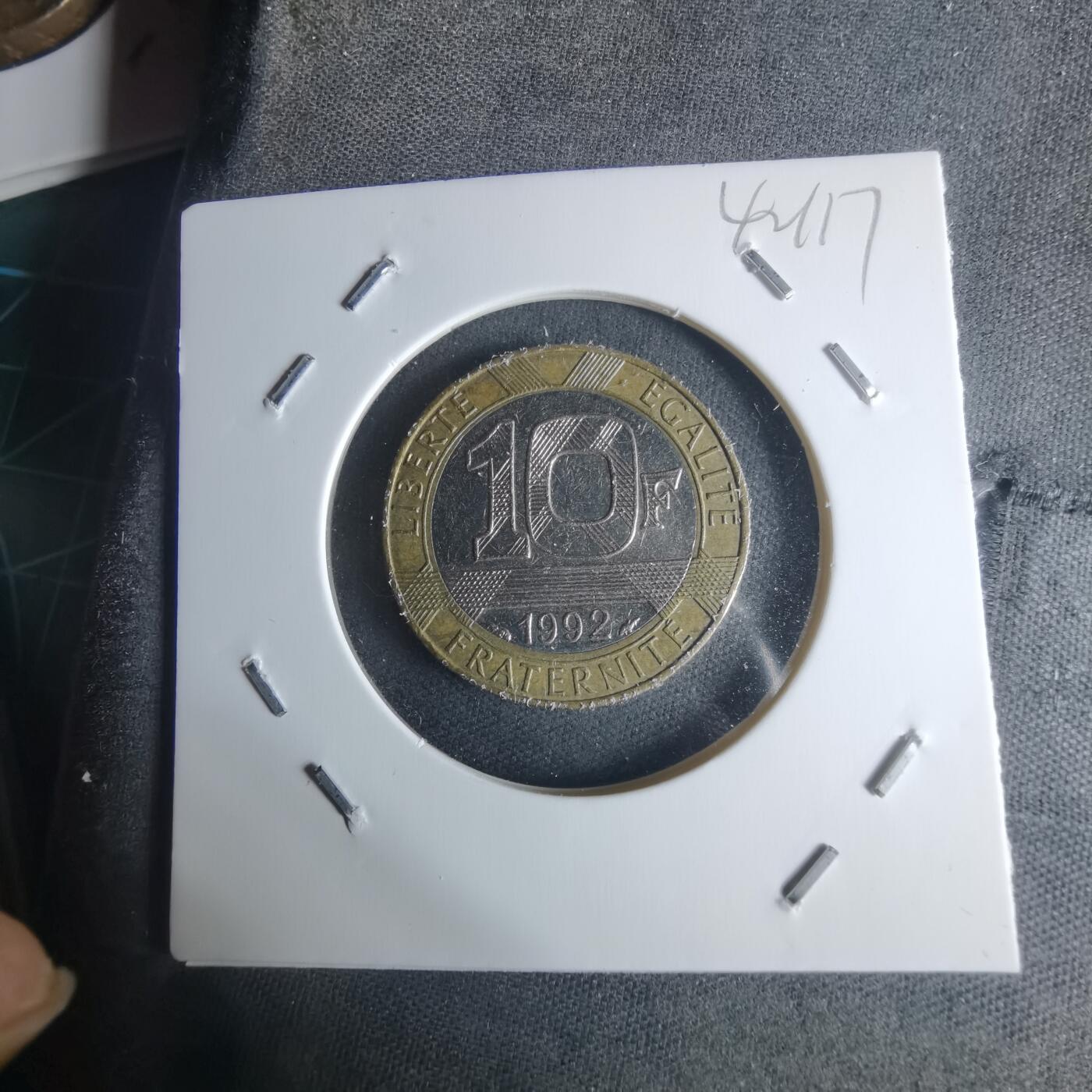 沼泽如烟--第942场 法国1992年10法郎