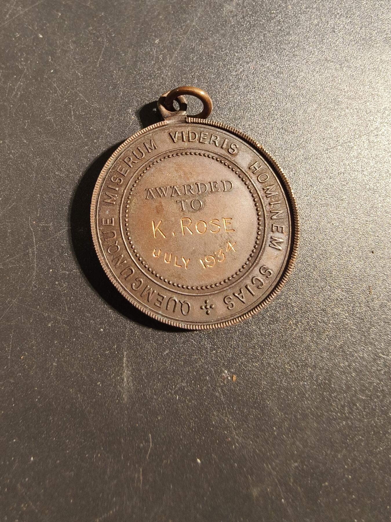 老王徽章第171期 英国拯救生命协会奖章     1934年实发