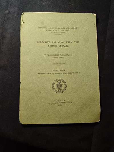 罗岚⭐爱藏⭐甄选专拍第二场-分享拍场赚佣（实体店在建中···） - 《能斯特发光体的选择性辐射》发布信息：美国商务与劳工部1906 年 12 月 14 日发布  作者：W・W・科布伦茨