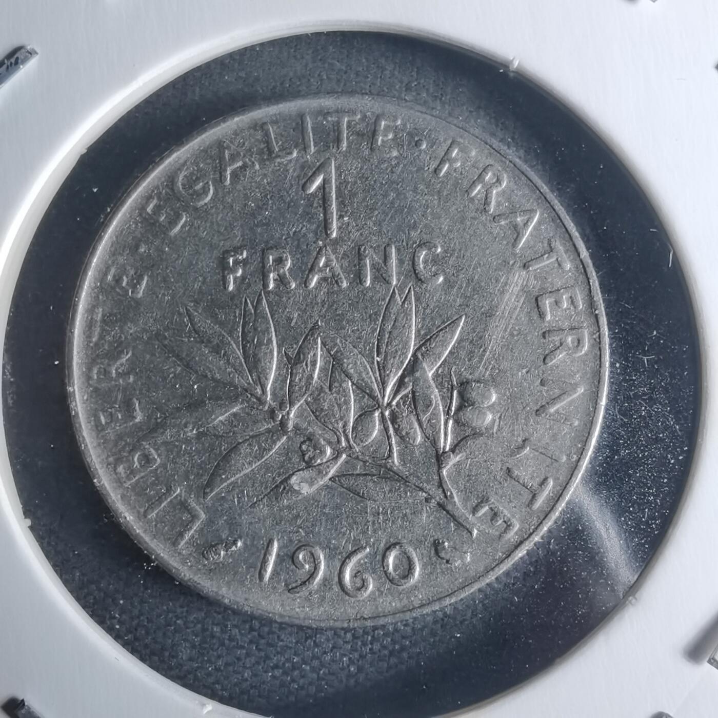 沼泽如烟--第942场 法国1960年1法郎