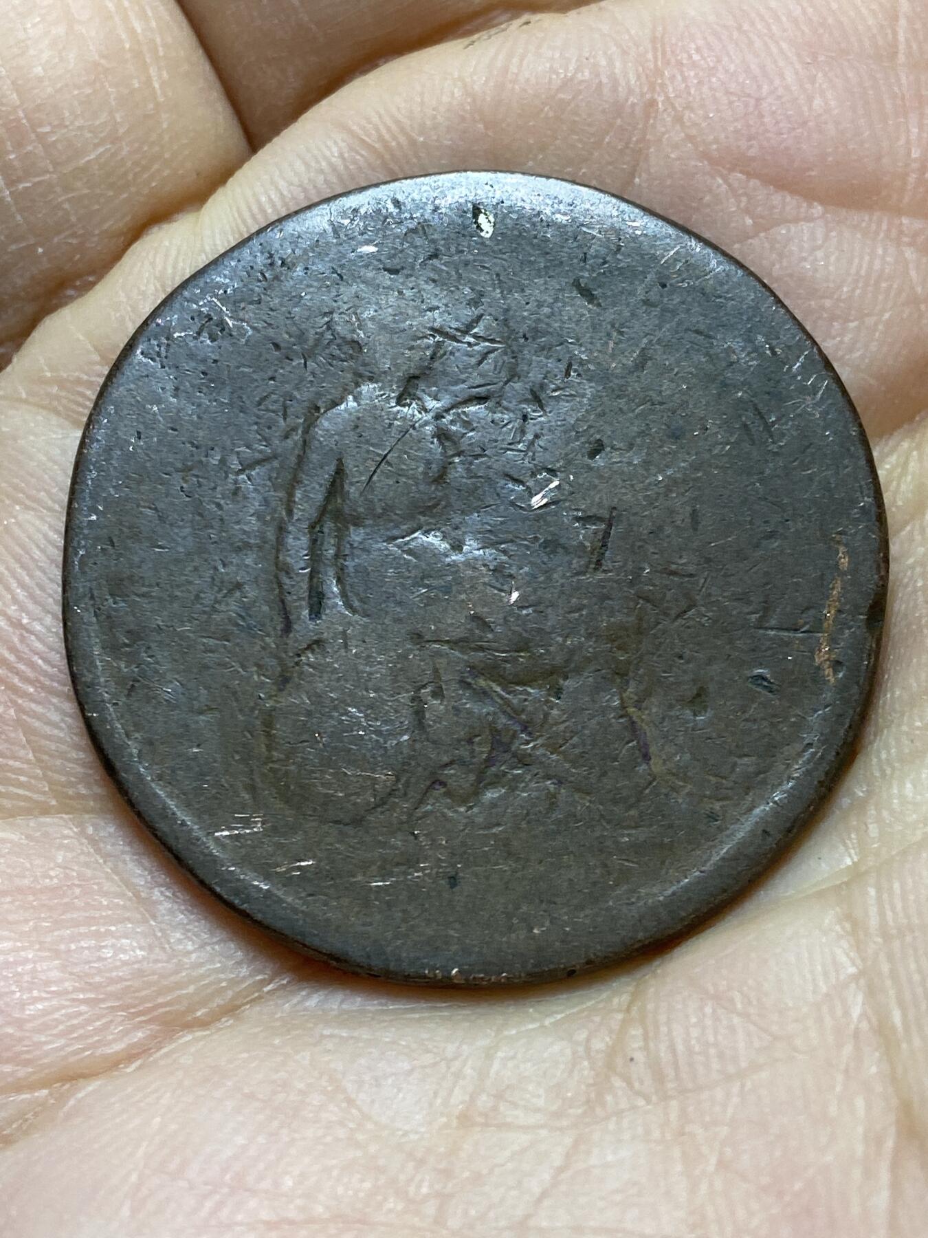 2025年第一百四十四场(总第一百七十场）品种丰富英国一线回流散币年末特拍场第一场(免佣金) 少见–英国🇬🇧1827年1便士大铜币(乔治四世时期)