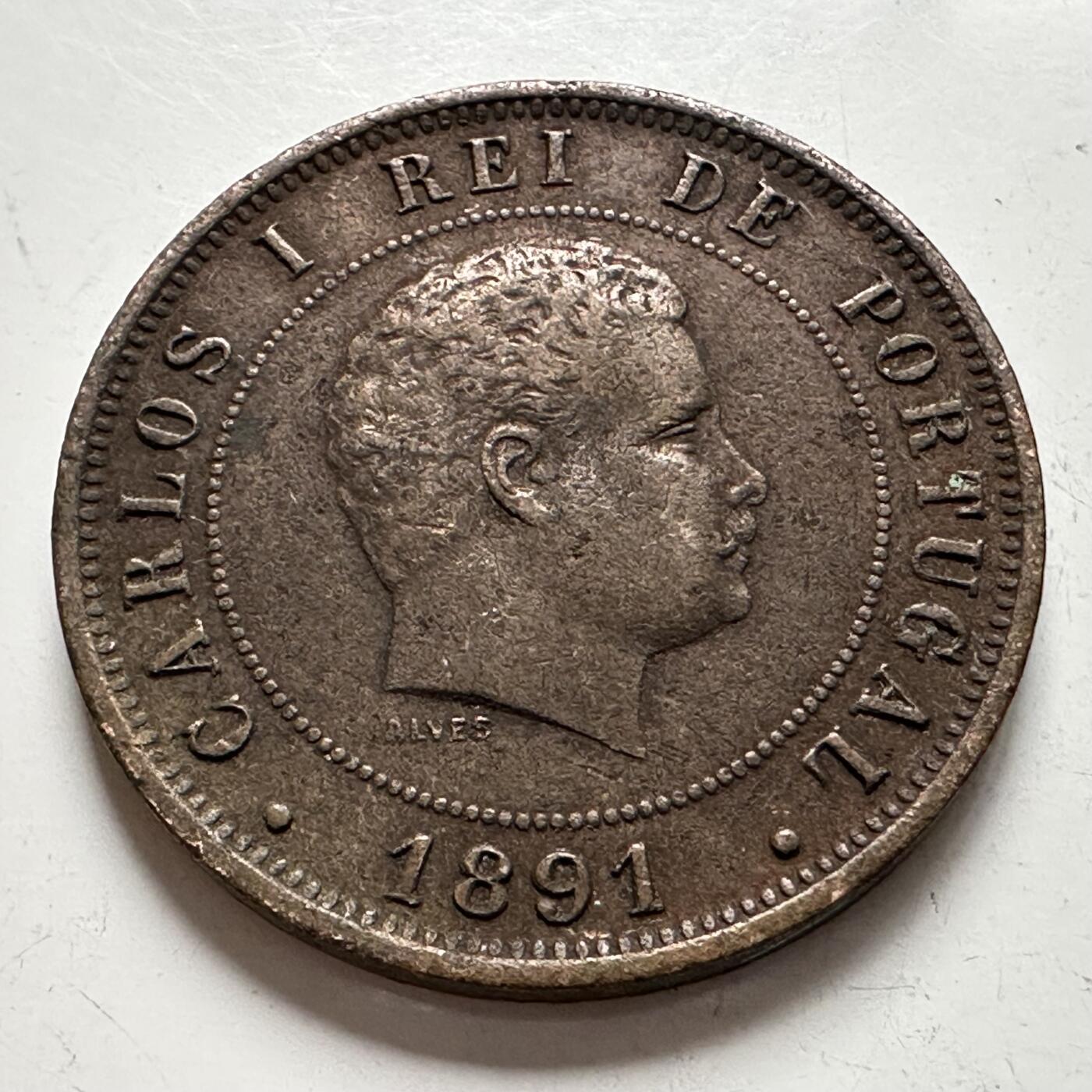 🌹外币初藏🌹🐯2025年第144场  每周二四六晚8️⃣点 接代拍 葡萄牙1891年20瑞斯