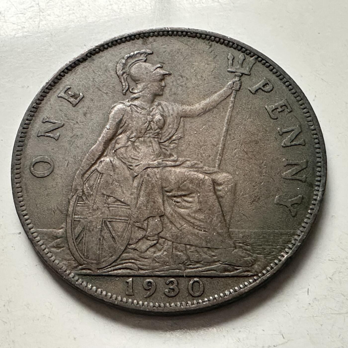 🌹外币初藏🌹🐯2025年第144场  每周二四六晚8️⃣点 接代拍 英国1930年一便士