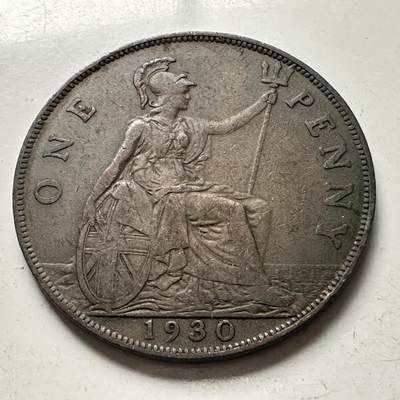 🌹外币初藏🌹🐯2025年第144场  每周二四六晚8️⃣点 接代拍 - 英国1930年一便士