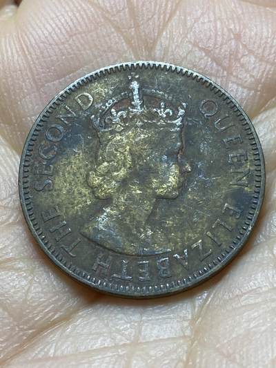 2025年第一百四十二场(总第一百六十八场）高品质英国一线回流散币年末特拍场第二场(免佣金) 牙买加🇯🇲1958年半便士(伊丽莎白二世青年带冠第一版，大字版)