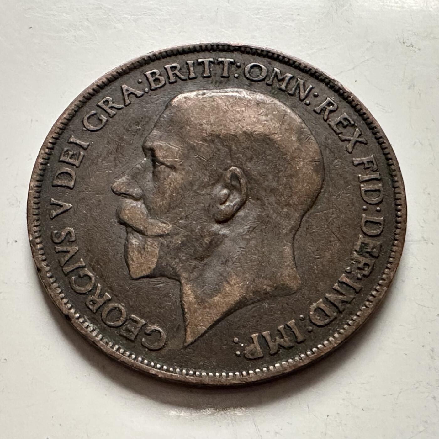 🌹外币初藏🌹🐯2025年第144场  每周二四六晚8️⃣点 接代拍 英国1916年一便士