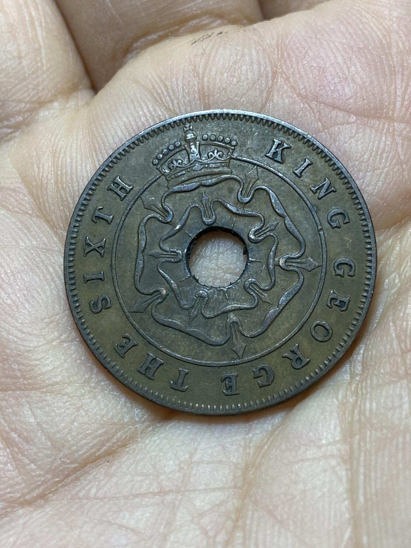 2025年第一百四十四场(总第一百七十场）品种丰富英国一线回流散币年末特拍场第一场(免佣金) 英属南罗得西亚1952年1便士(乔治六世逝世年，第三版关门年)