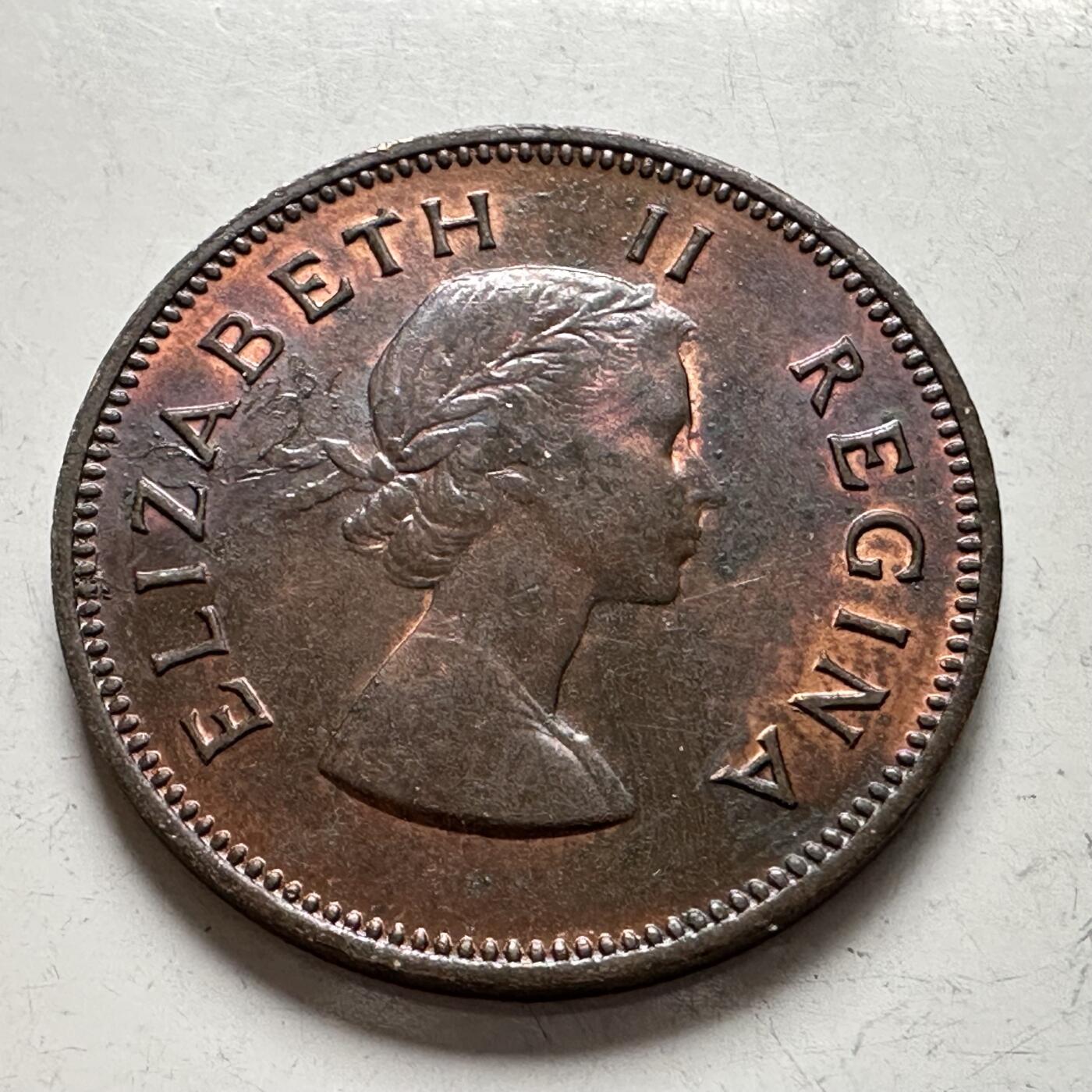 🌹外币初藏🌹🐯2025年第144场  每周二四六晚8️⃣点 接代拍 南非1960年半便士