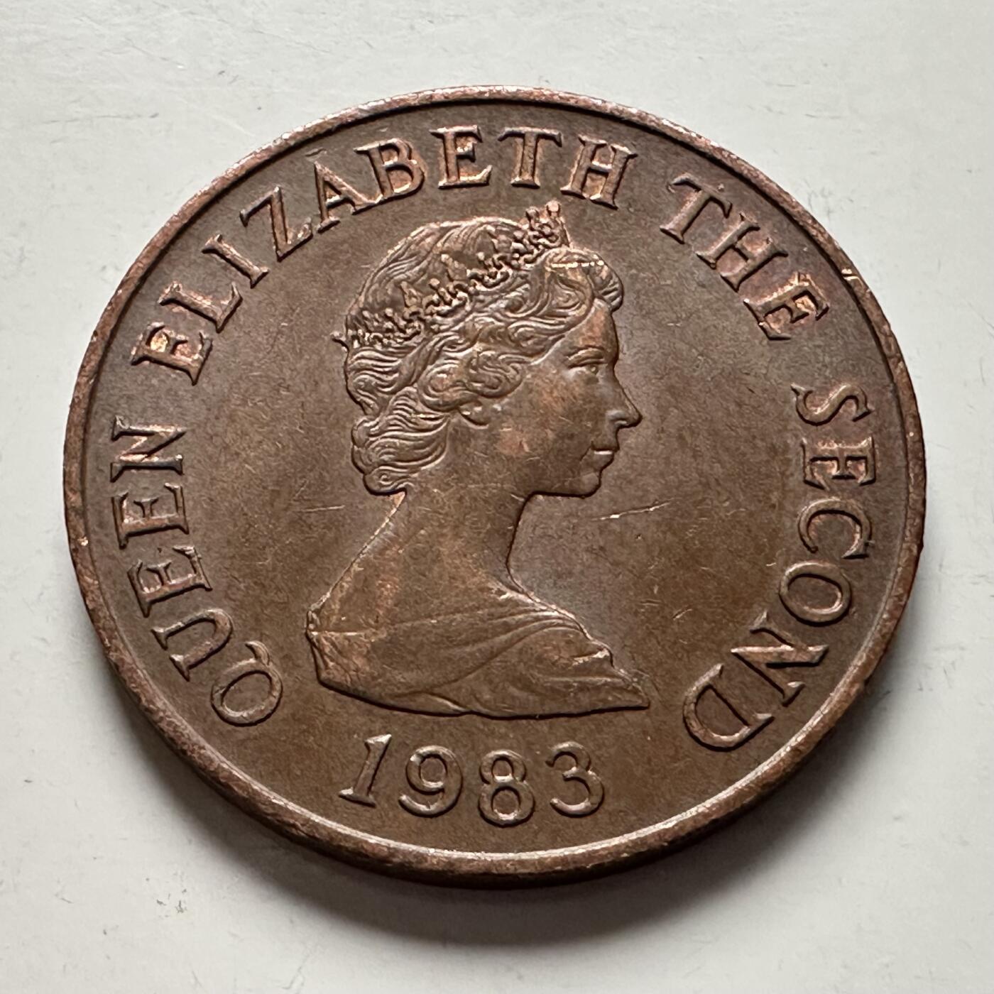 🌹外币初藏🌹🐯2025年第144场  每周二四六晚8️⃣点 接代拍 泽西岛1983年2便士