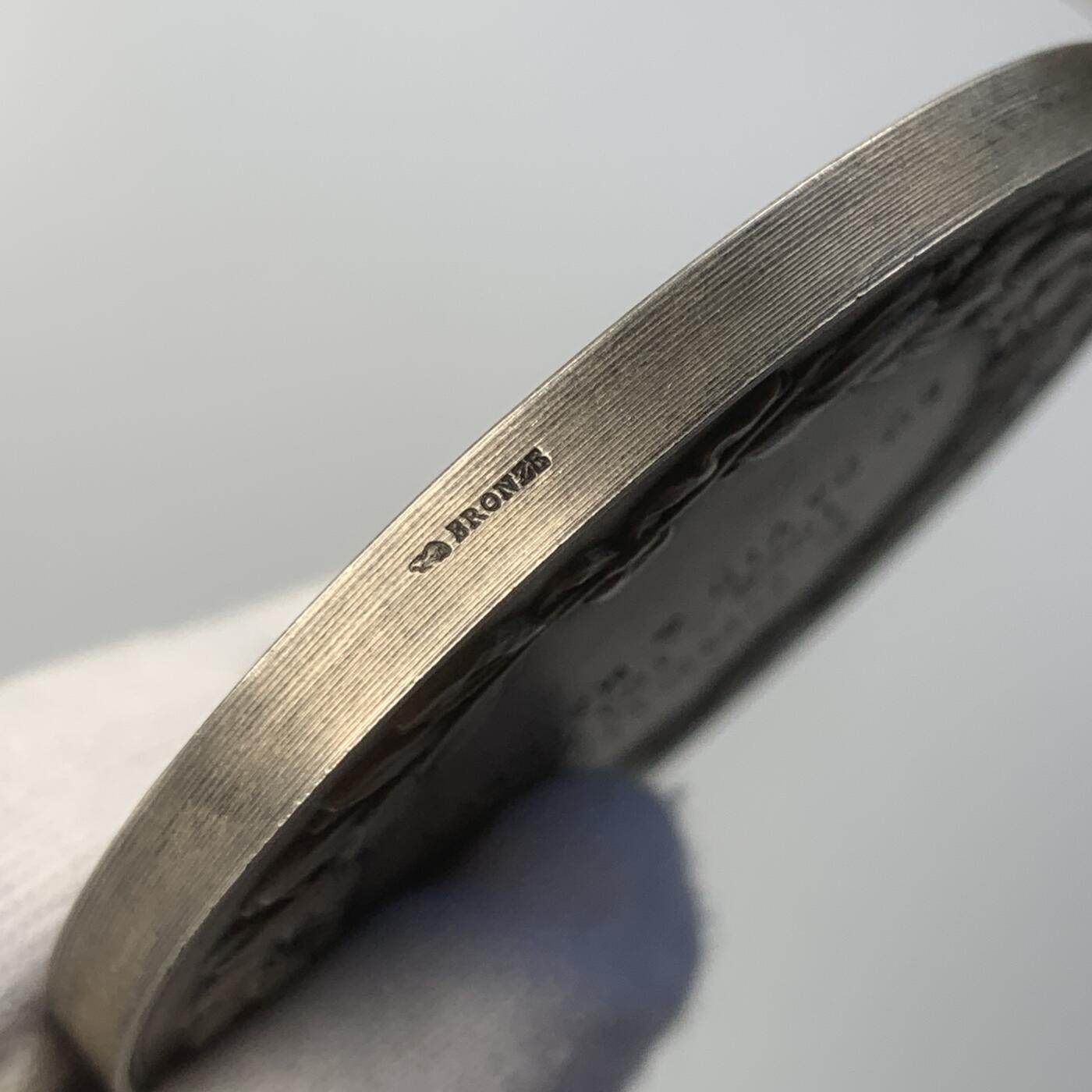 掌中浮雕-藏着的欧洲第047场 1947年法国埃纳工业协会镀银铜奖章，58mm，94g