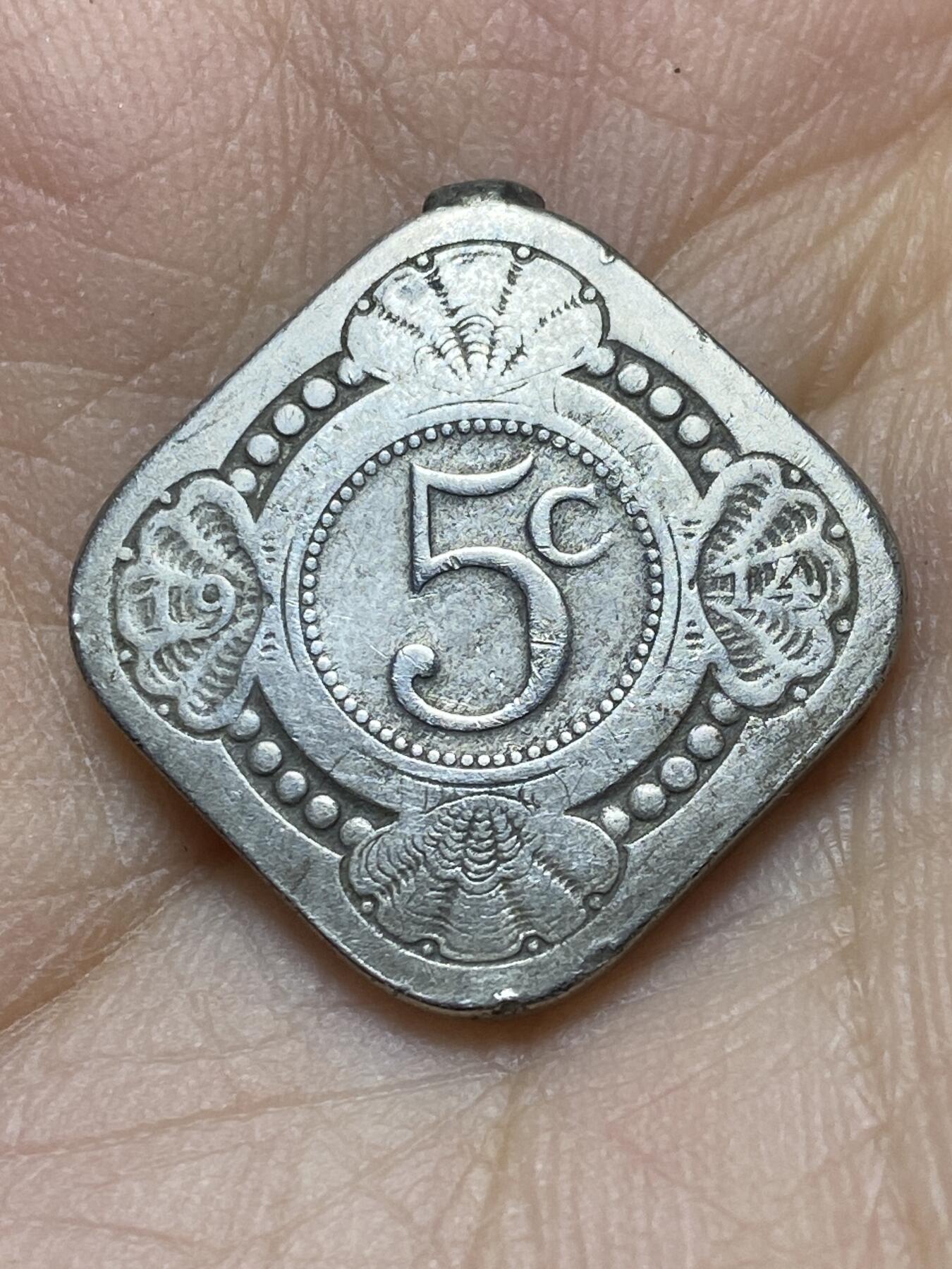 2025年第一百四十四场(总第一百七十场）品种丰富英国一线回流散币年末特拍场第一场(免佣金) 荷兰🇳🇱1914年5分(威廉明娜女王第二版)