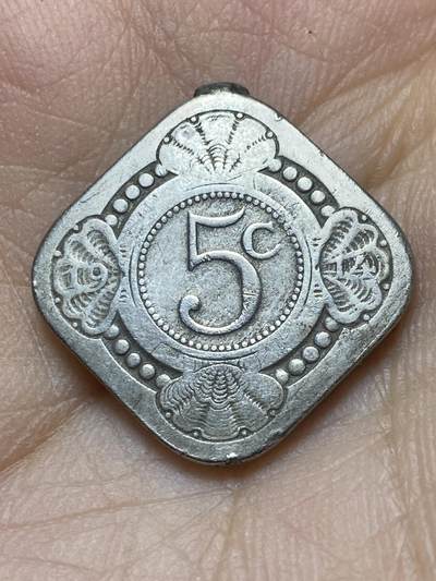 2025年第一百四十四场(总第一百七十场）品种丰富英国一线回流散币年末特拍场第一场(免佣金) - 荷兰🇳🇱1914年5分(威廉明娜女王第二版)