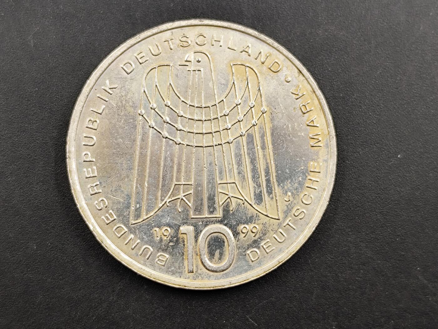 12月20日徽章钱币专场 1999年德国S0S儿童救援银币