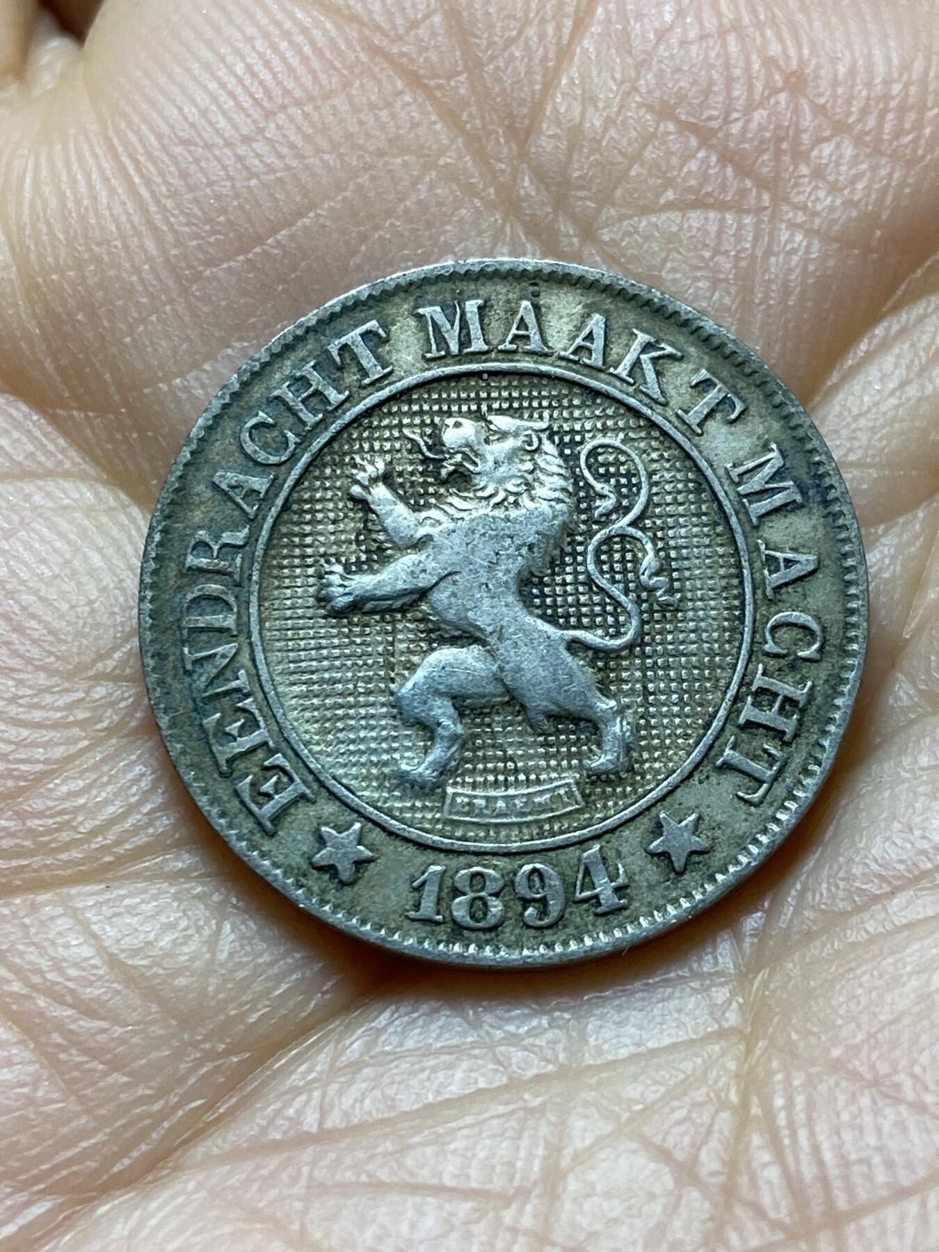 2025年第一百四十五场(总第一百七十一场）高品质英国一线回流散币年末特拍场第二场(免佣金) 比利时🇧🇪1894年10分(利奥波德二世第一版首发年，荷语版)