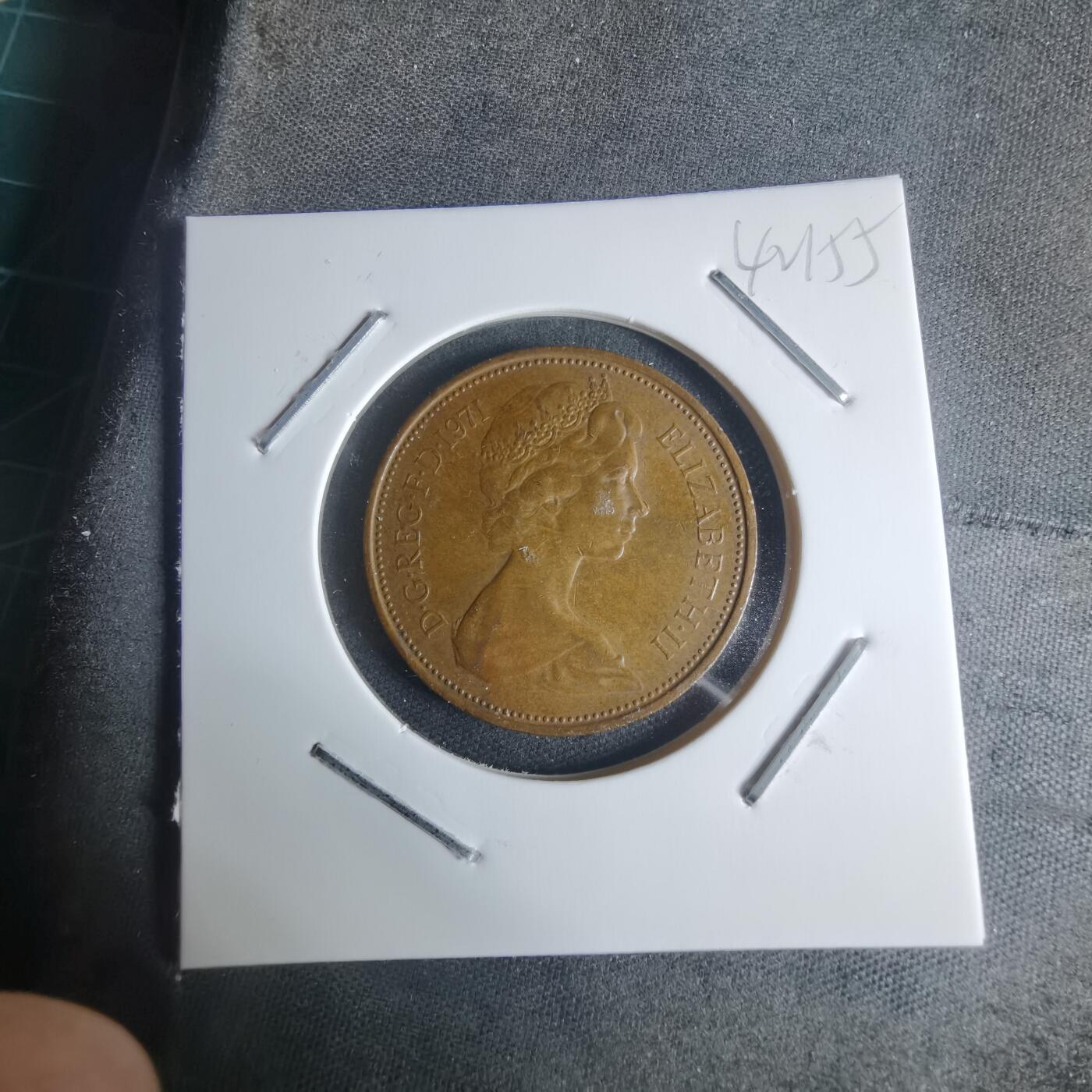 沼泽如烟--第942场 英国1971年2便士