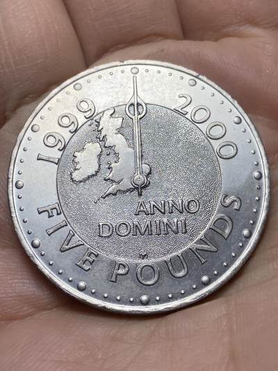 2025年第一百四十五场(总第一百七十一场）高品质英国一线回流散币年末特拍场第二场(免佣金) - 英国🇬🇧1999年5英镑(千禧年纪念币，首发年仅发行2年)