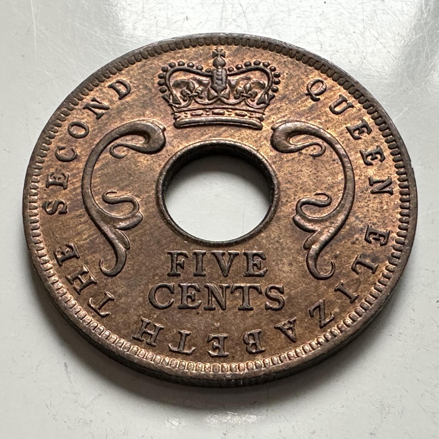 🌹外币初藏🌹🐯2025年第144场  每周二四六晚8️⃣点 接代拍 英属东非1956年五分