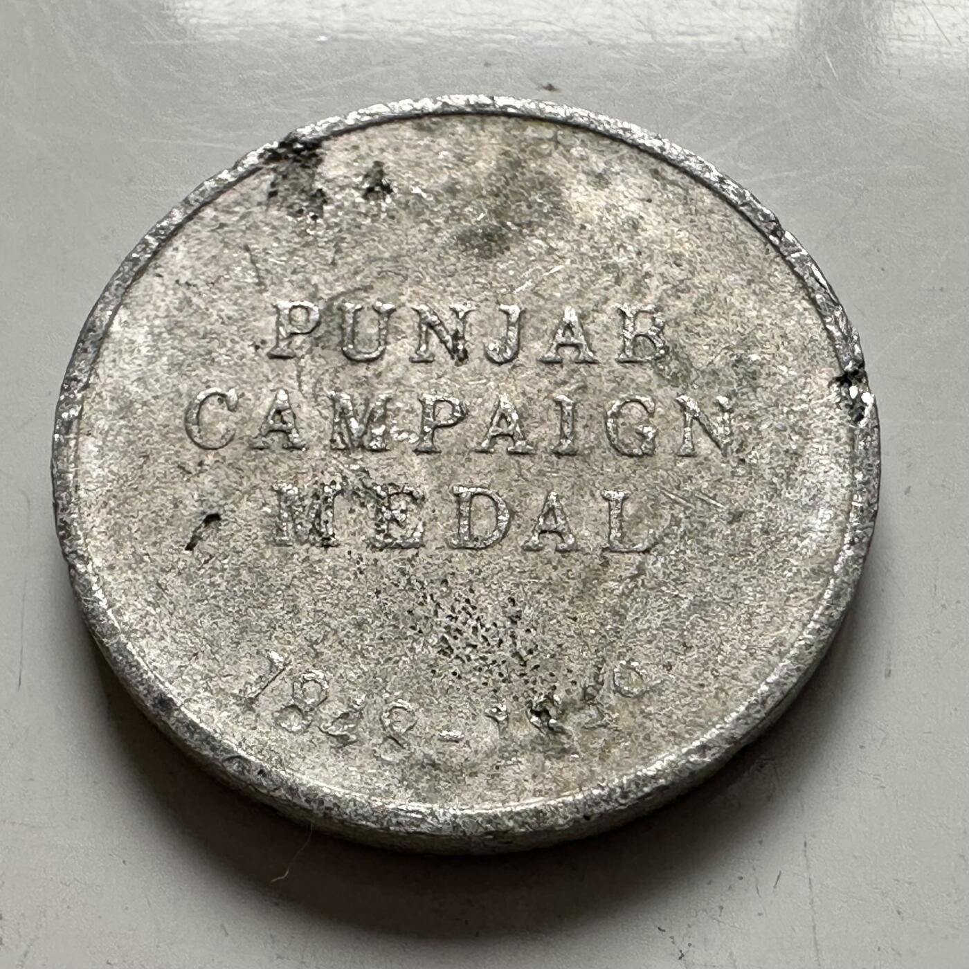 🌹外币初藏🌹🐯2025年第144场  每周二四六晚8️⃣点 接代拍 英国1849年旁遮普战役奖章 复刻版纪念铝章