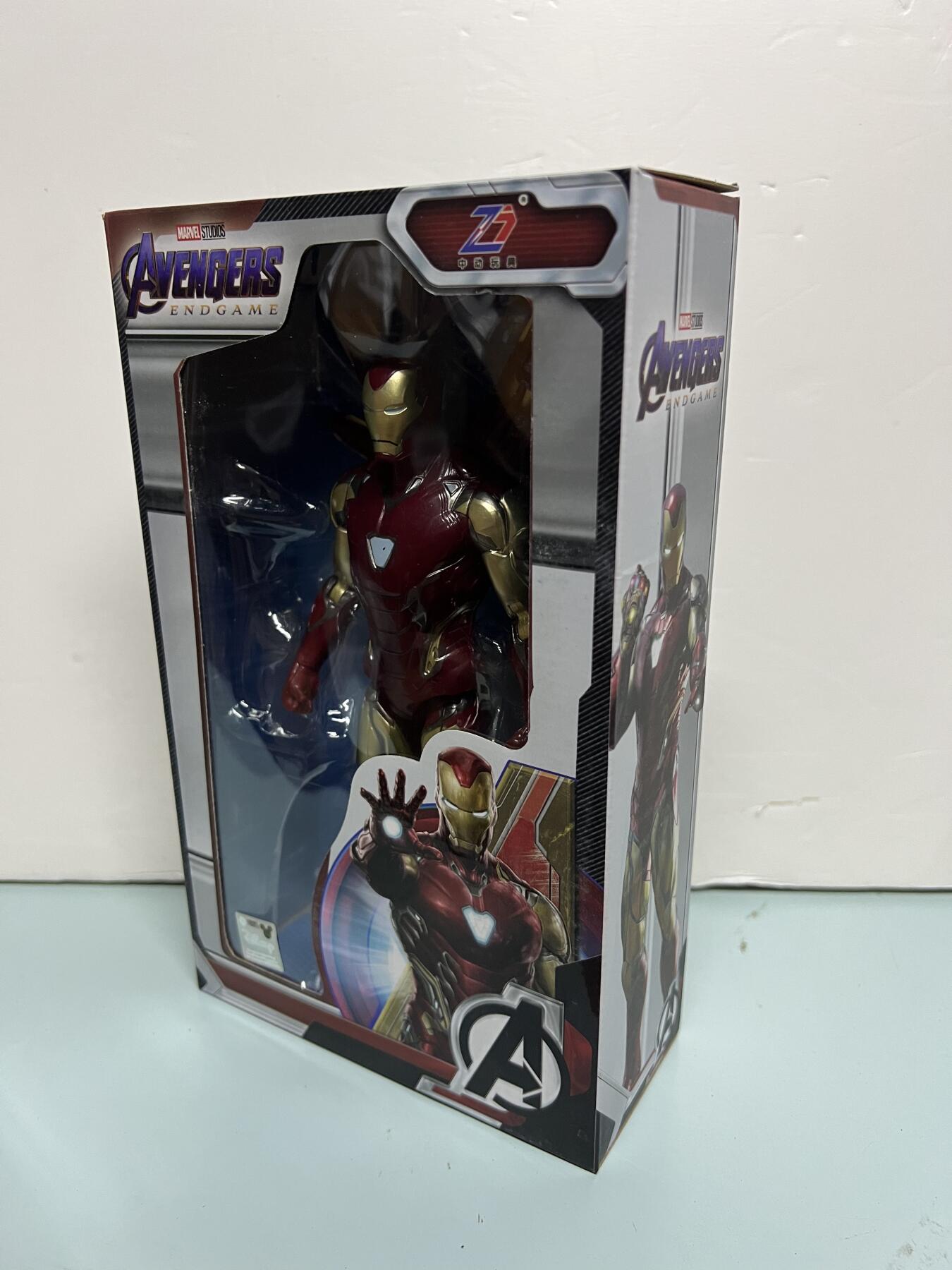 零元拍：漫威正版 中动玩具7寸《复仇者联盟4》钢铁侠 可动人偶 全新仅拆