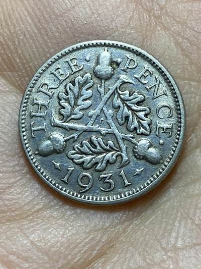 2025年第一百四十五场(总第一百七十一场）高品质英国一线回流散币年末特拍场第二场(免佣金) - 英国🇬🇧1931年3便士银币(乔治五世第四版，500银)