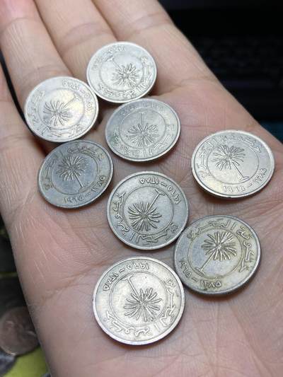 2025年第一百四十五场(总第一百七十一场）高品质英国一线回流散币年末特拍场第二场(免佣金) - 巴林🇧🇭1965年50费尔8枚