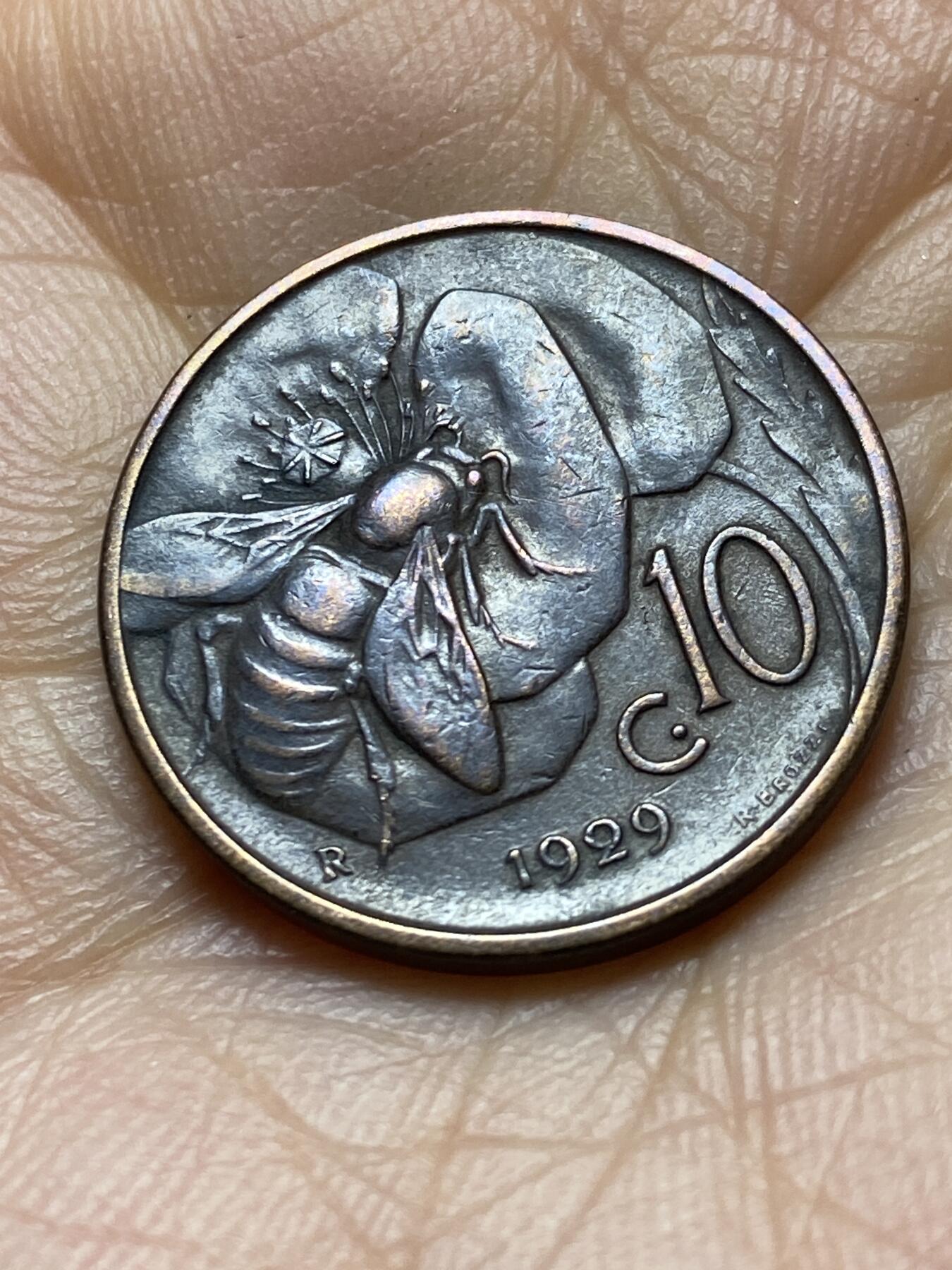 2025年第一百四十五场(总第一百七十一场）高品质英国一线回流散币年末特拍场第二场(免佣金) 深打好品–意大利王国1929年10分(维托里奥·埃马努埃莱三世第三套)