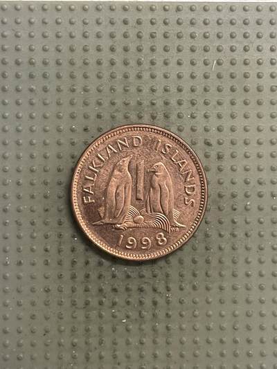 2025年第146场各国散币拍卖（总第146场） - 福克兰群岛1998年1分