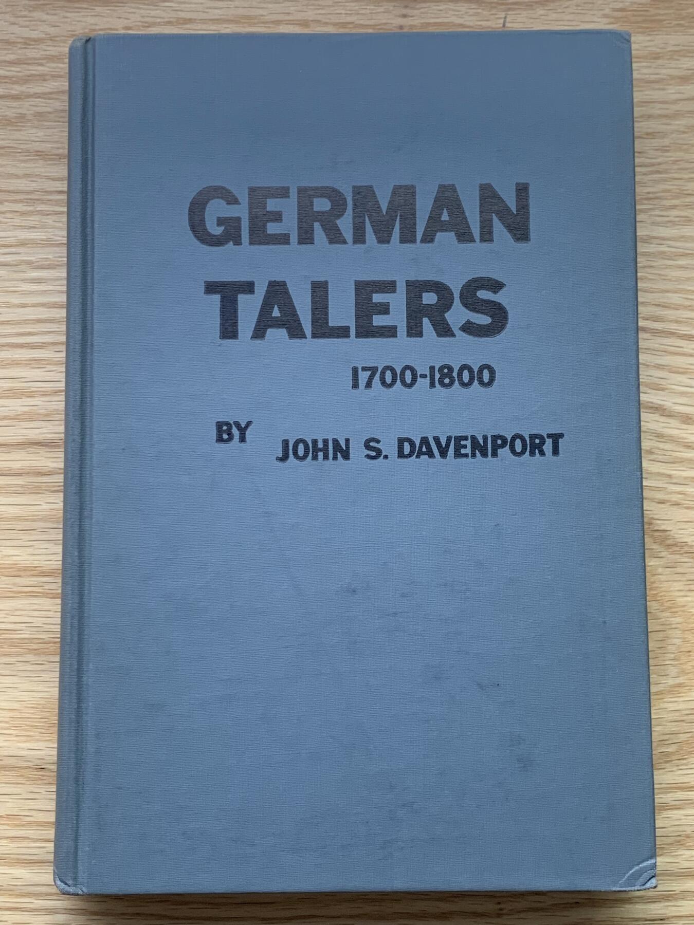 《竞宝斋》第450场 周日，周一，周二  3场连拍 （全场包邮，欢迎送拍） 达文波特德国泰勒1700-1800第二版，已绝版，PCGS和NGC官方参考目录，目录本身就是收藏品