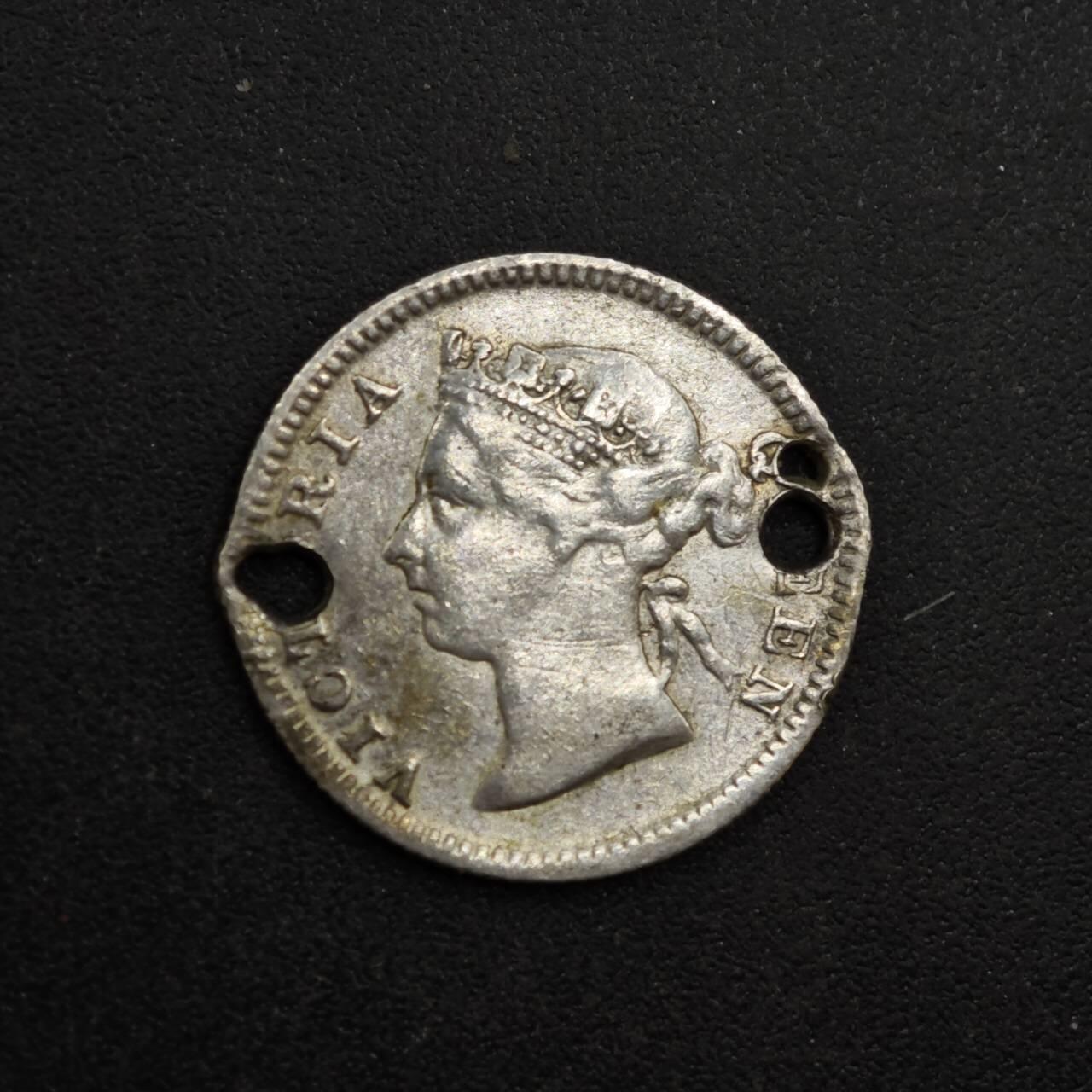 【淘币小摊】实时拍第八百三十六拍   银币套币场   满百包邮可预留二周 每周一统一发货   海峡1898年维多利亚5分银币