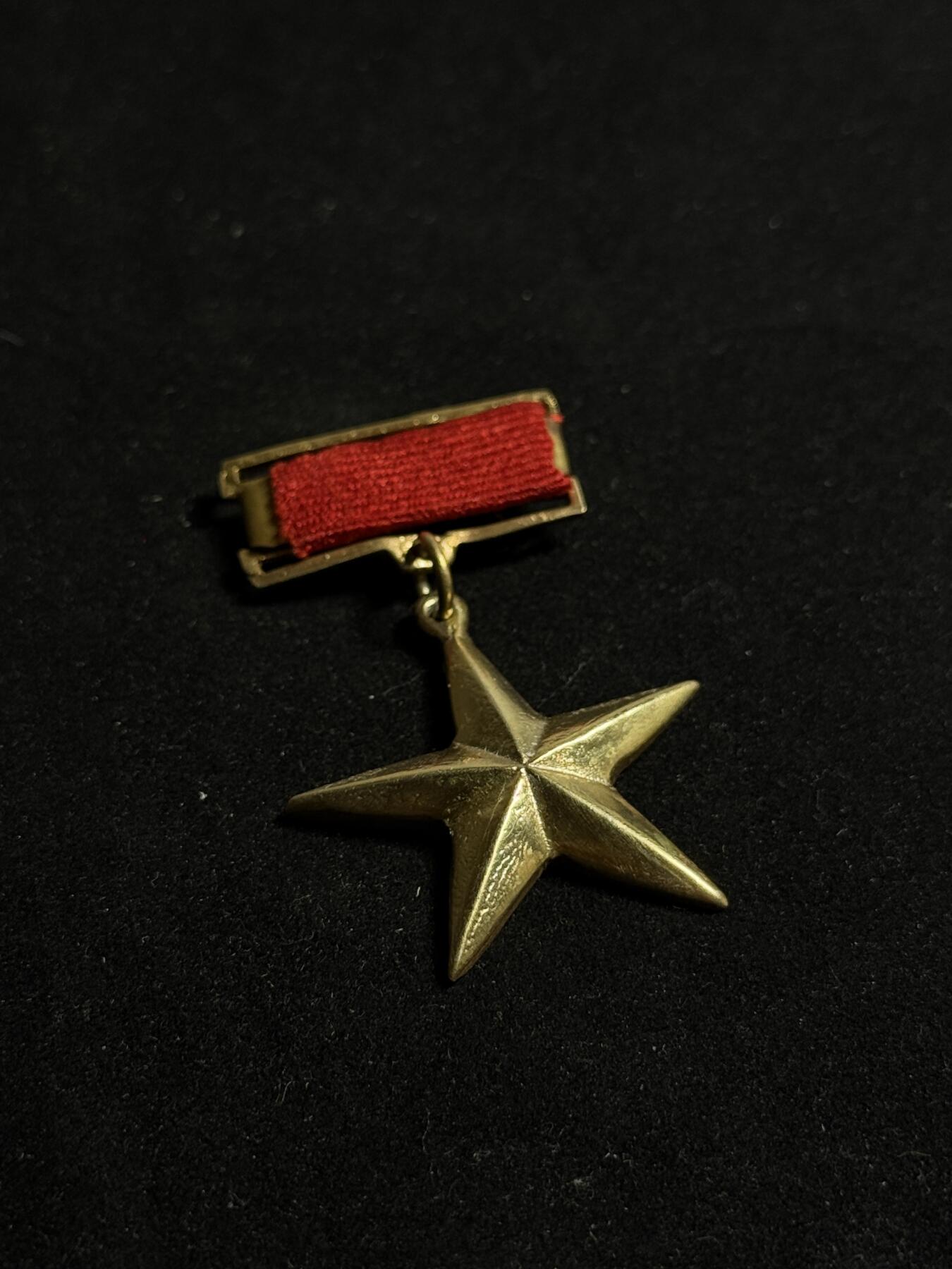 欢庆元旦！戎马世界章牌大赏第109期元旦大拍 越南人民英雄勋章，铜制，T2V1版，工艺比较粗糙