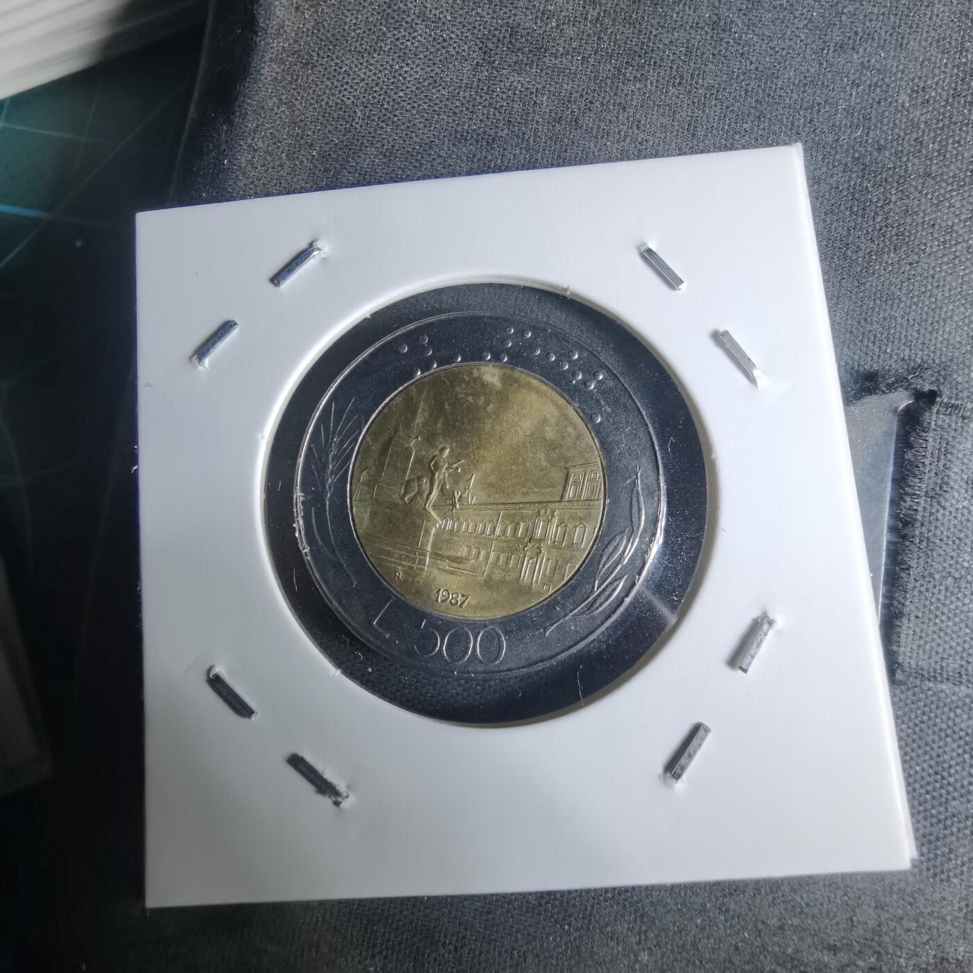 沼泽如烟--第942场 意大利1987年500里拉