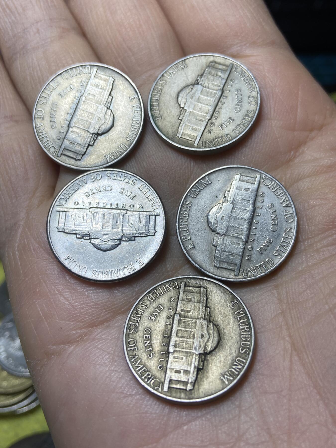 2025年第一百四十五场(总第一百七十一场）高品质英国一线回流散币年末特拍场第二场(免佣金) 美国🇺🇸5分5枚：1938年40年41年97年