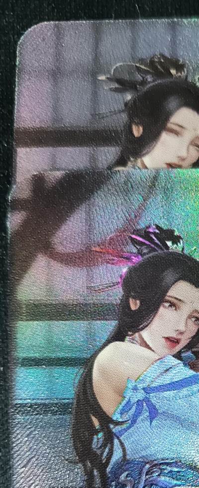 花开卡拍第53期（12月28号周日截拍，品控勿拍!!!拍品不寄存，运费5元，自制卡难免瑕疵，可能存在轻微撞角爆边等出厂瑕疵，品控介意勿拍！） - 嘎嘎鸭艺术对卡 贤妃02 彩闪2张