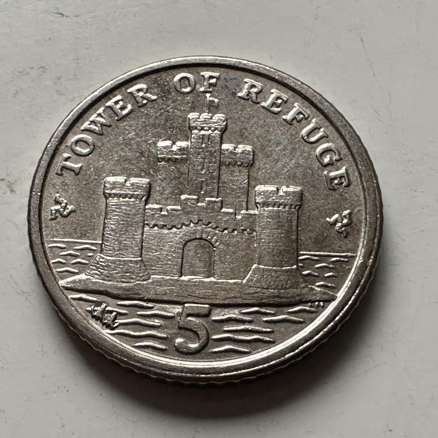 🌹外币初藏🌹🐯2025年第144场  每周二四六晚8️⃣点 接代拍 马恩岛2013年5便士 b