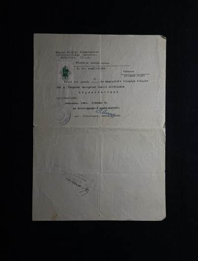 欢庆元旦！戎马世界章牌大赏第109期元旦大拍 - 匈牙利王国时期国家铁路官方资格认证文书原件，由匈牙利王国国家铁路德布勒森运营管理处于1940年签发，确认 Mészáros András 通过考试并具备独立执行铁路运输勤务的专业资格