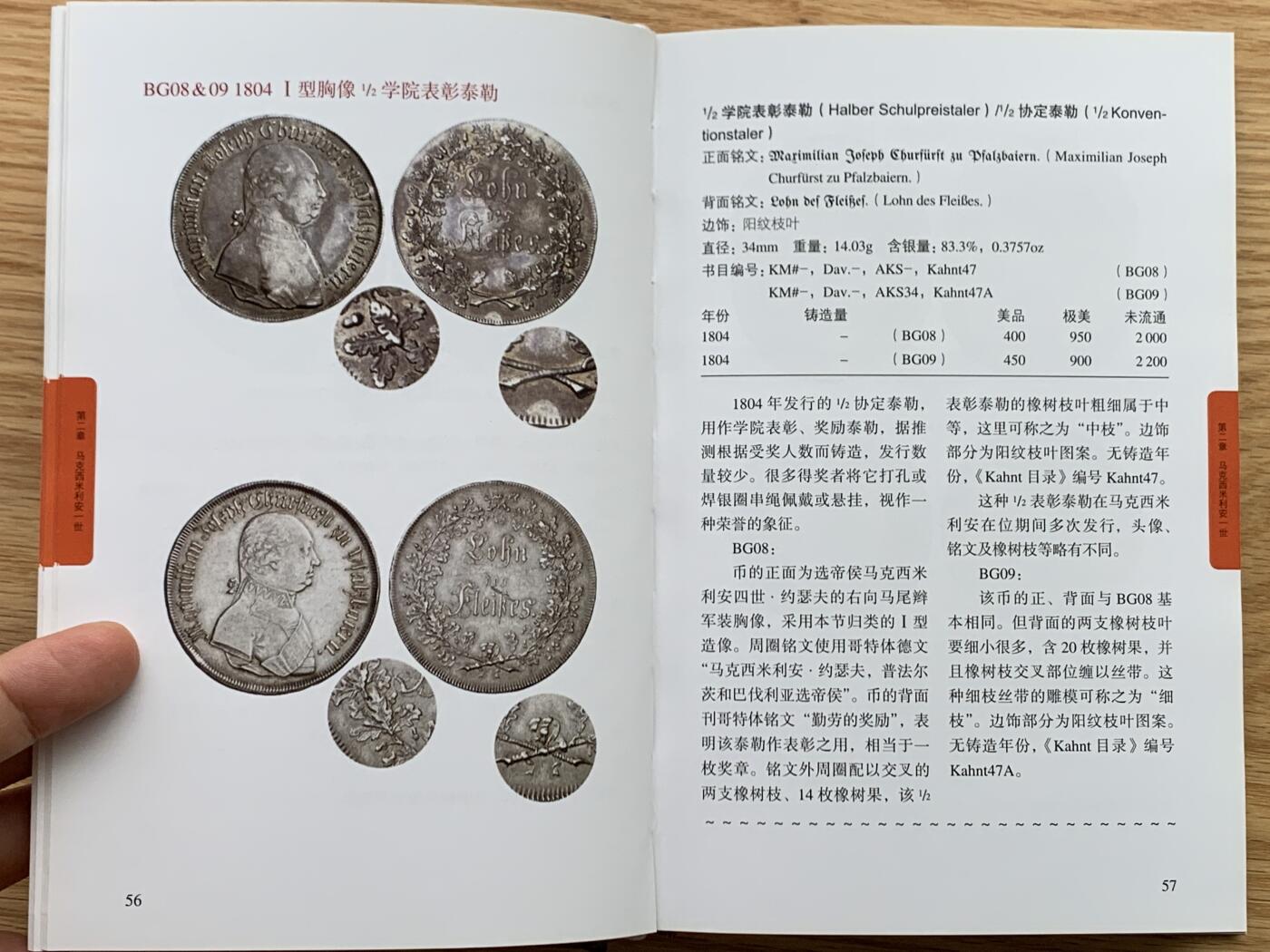 《竞宝斋》第450场 周日，周一，周二  3场连拍 （全场包邮，欢迎送拍） 巴伐利亚王国银币-历史泰勒目录 本书厚达630页 附带一本旅行日记 两本总重约1.25公斤