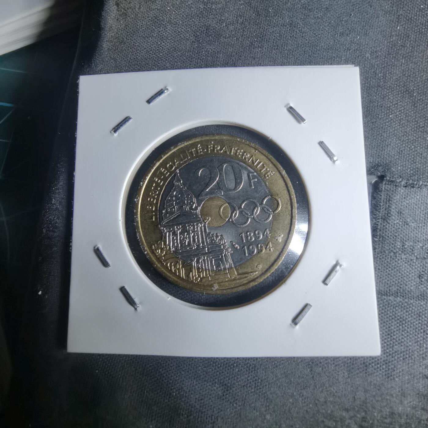 沼泽如烟--第942场 法国1994年20法郎