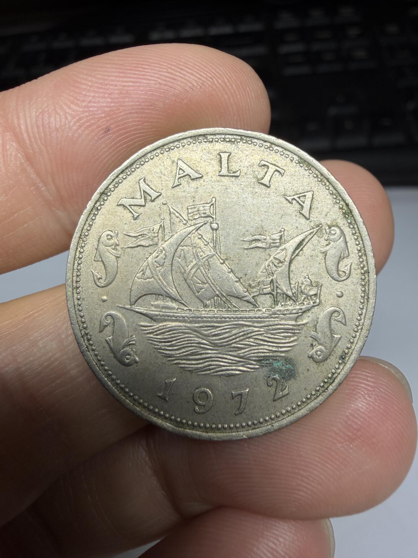 2025年集古藏今外币拍卖第十一期-第3场—（总第293拍），可以寄存60天，满160元包邮。 1972年马耳他10分