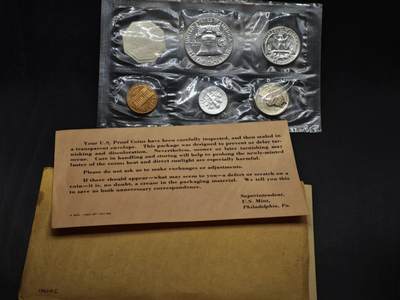 【淘币小摊】实时拍第八百三十六拍   银币套币场   满百包邮可预留二周 每周一统一发货   - 美国1962年富兰克林精制套币含3枚银币