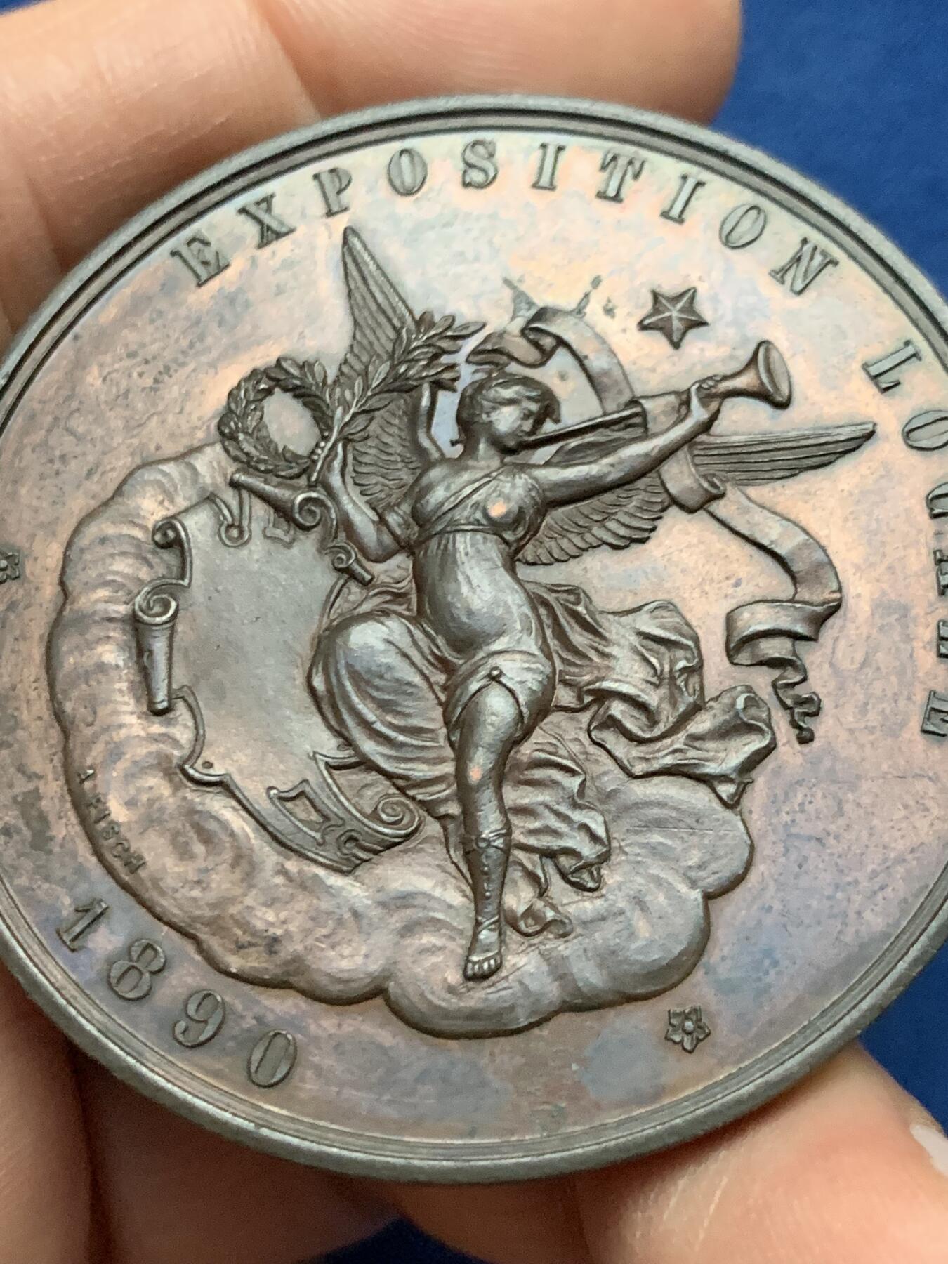 《竞宝斋》第450场 周日，周一，周二  3场连拍 （全场包邮，欢迎送拍） 三枚一组 欧洲铜章 细节见图