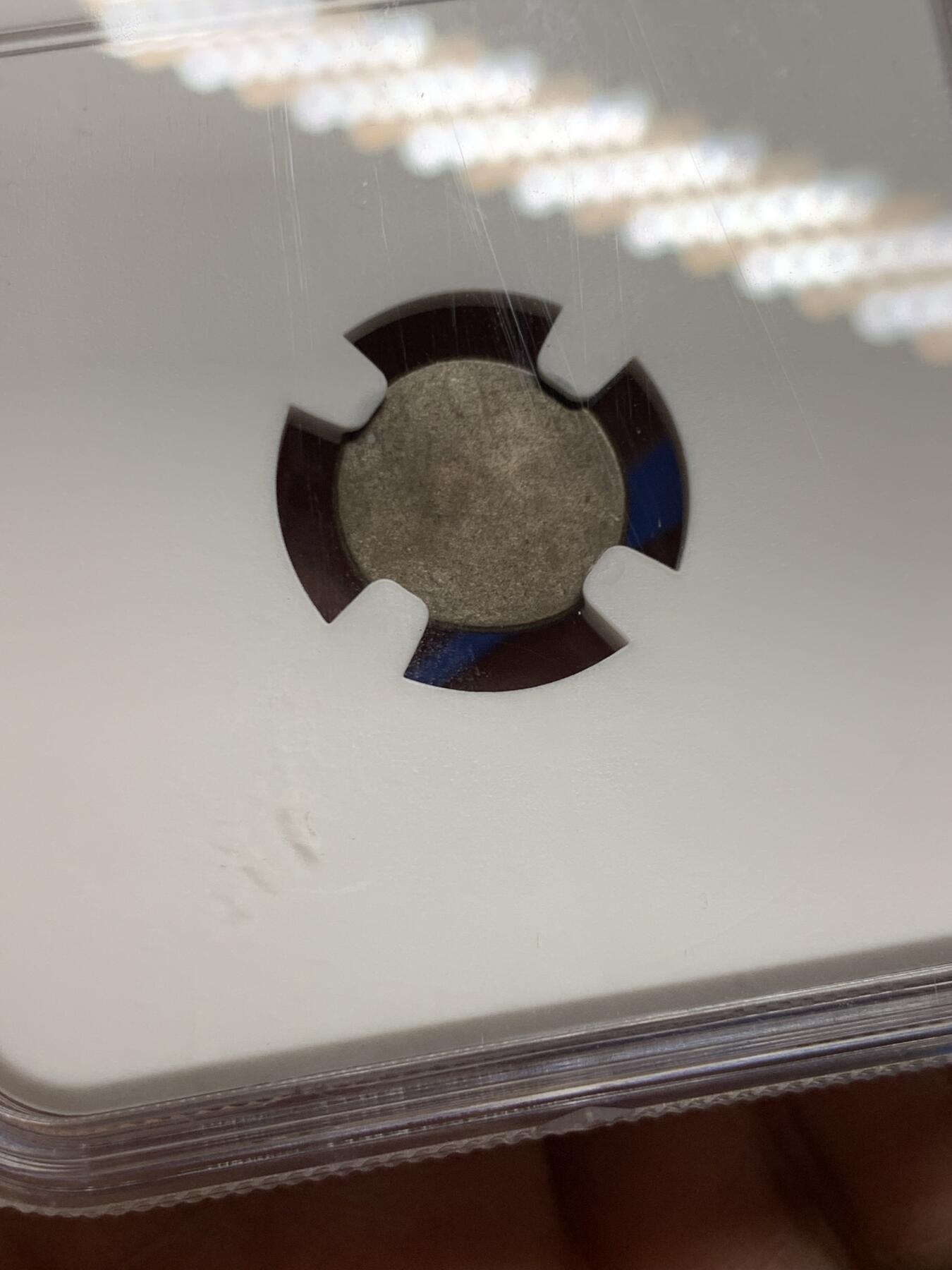 《竞宝斋》第450场 周日，周一，周二  3场连拍 （全场包邮，欢迎送拍） NGC AU58 柬埔寨1600年-1860年神鸟2PE银币 东南亚经典品种