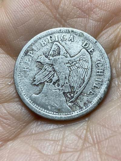 2025年第一百四十二场(总第一百六十八场）高品质英国一线回流散币年末特拍场第二场(免佣金) 智利🇨🇱1922年20分(山底无签名版)