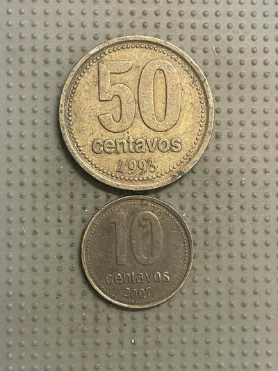 2025年第146场各国散币拍卖（总第146场） - 阿根廷2枚