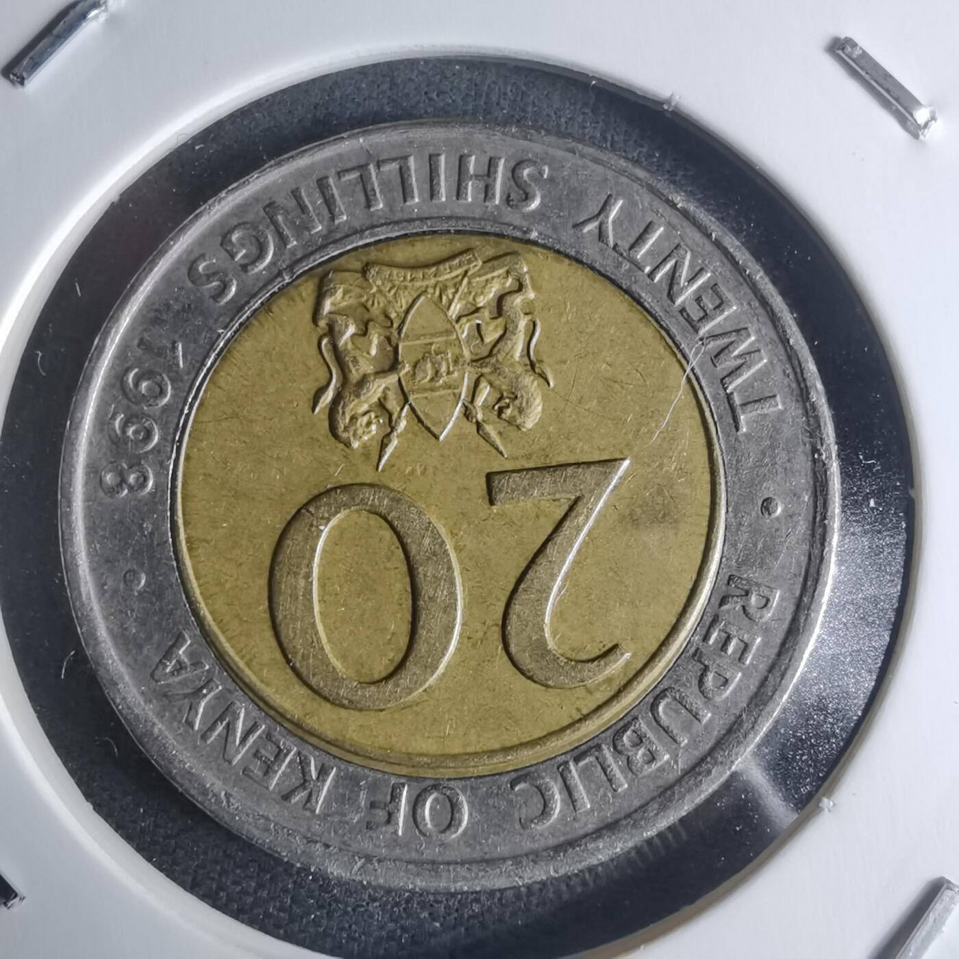 沼泽如烟--第942场 肯尼亚1998年20先令