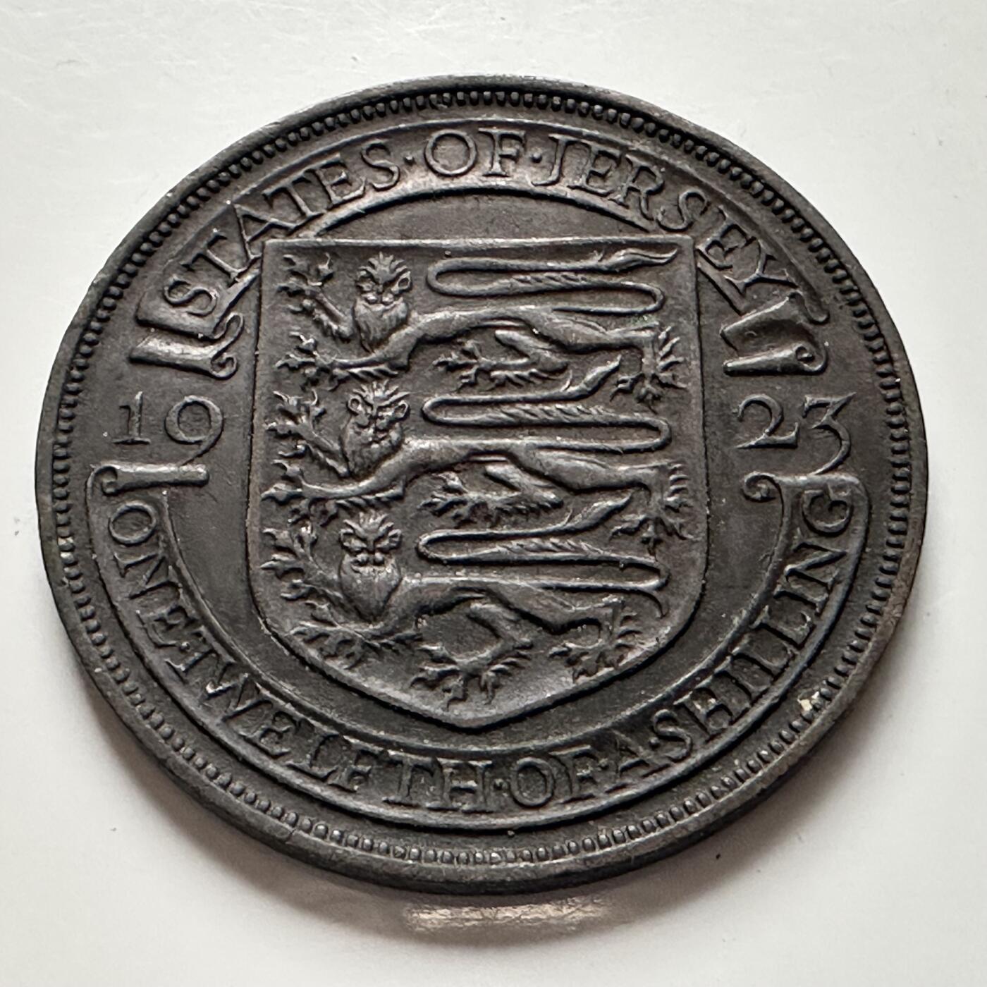 🌹外币初藏🌹🐯2025年第144场  每周二四六晚8️⃣点 接代拍 泽西岛1923年1/12先令